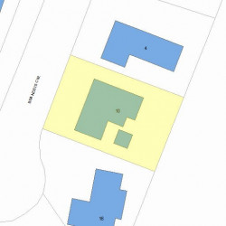 10 Brandeis Cir, Newton, MA 02459 plot plan