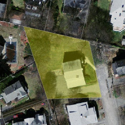 22 Rockwood Ter, Newton, MA 02466 aerial view