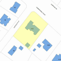 1438 Commonwealth Ave, Newton, MA 02459 plot plan