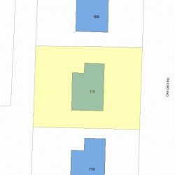 115 Oxford Rd, Newton, MA 02459 plot plan