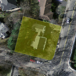 475 Parker St, Newton, MA 02459 aerial view