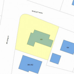 160 Randlett Park, Newton, MA 02465 plot plan