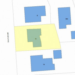 10 Magnolia Ave, Newton, MA 02458 plot plan