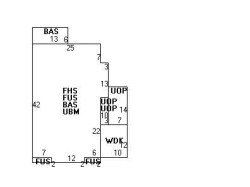 325 Woodward St, Newton, MA 02468 floor plan