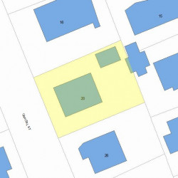 20 Capital St, Newton, MA 02458 plot plan