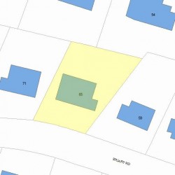 65 Stuart Rd, Newton, MA 02459 plot plan