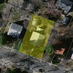 44 Maplewood Ave, Newton, MA 02459 aerial view