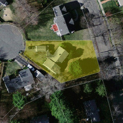 5 Young Path, Newton, MA 02459 aerial view