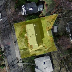 10 Park Dr, Newton, MA 02461 aerial view