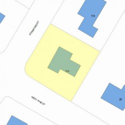 124 Staniford St, Newton, MA 02466 plot plan