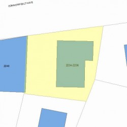 2234 Commonwealth Ave, Newton, MA 02459 plot plan