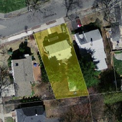 16 Chaske Ave, Newton, MA 02466 aerial view
