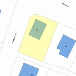 400 Homer St, Newton, MA 02459 plot plan