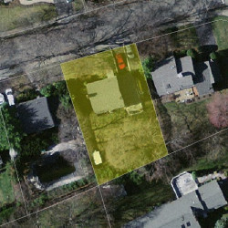 41 Haynes Rd, Newton, MA 02459 aerial view