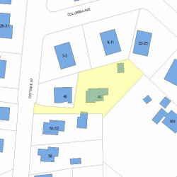 48 Cottage St, Newton, MA 02464 plot plan