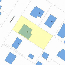 12 Pembroke St, Newton, MA 02458 plot plan