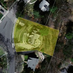 8 Chesterfield Rd, Newton, MA 02465 aerial view