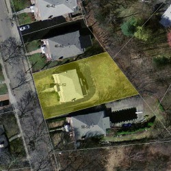 50 Blake St, Newton, MA 02460 aerial view