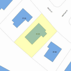 63 Ripley St, Newton, MA 02459 plot plan