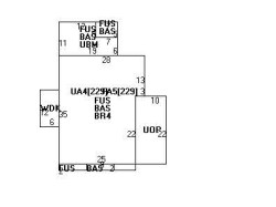 227 Lincoln St, Newton, MA 02461 floor plan