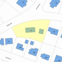 62 Fenno Rd, Newton, MA 02459 plot plan