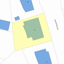 10 Blackstone Ter, Newton, MA 02458 plot plan