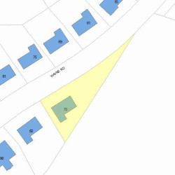 70 Wayne Rd, Newton, MA 02459 plot plan