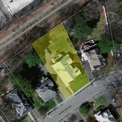 119 Allerton Rd, Newton, MA 02459 aerial view
