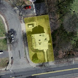 1249 Beacon St, Newton, MA 02468 aerial view