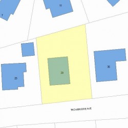 29 Trowbridge Ave, Newton, MA 02460 plot plan