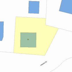 19 Parker Rd, Newton, MA 02459 plot plan