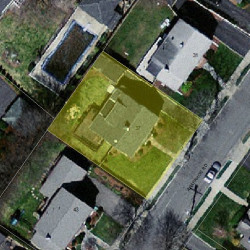 37 Arapahoe Rd, Newton, MA 02465 aerial view