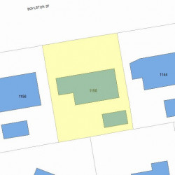 1150 Boylston St, Newton, MA 02464 plot plan