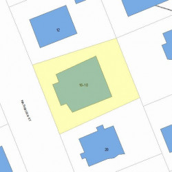 18 Washburn St, Newton, MA 02458 plot plan