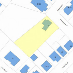 3 Shamrock St, Newton, MA 02458 plot plan