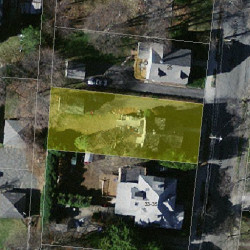 29 Irving St, Newton, MA 02459 aerial view