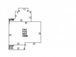 201 Auburn St, Newton, MA 02466 floor plan