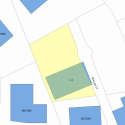 4 Mullen Ct, Newton, MA 02461 plot plan