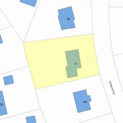 97 Gordon Rd, Newton, MA 02468 plot plan