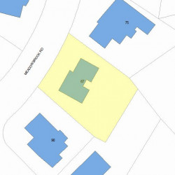 67 Meadowbrook Rd, Newton, MA 02459 plot plan