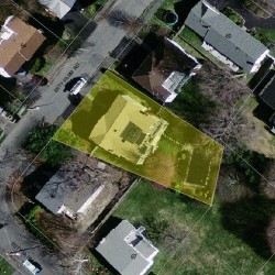 95 Esty Farm Rd, Newton, MA 02459 aerial view