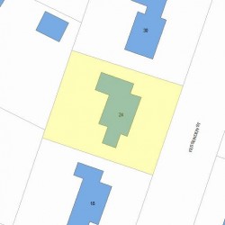 24 Fessenden St, Newton, MA 02460 plot plan