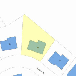 66 Nardell Rd, Newton, MA 02459 plot plan