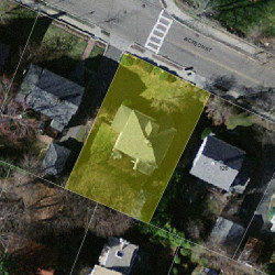 132 Jackson St, Newton, MA 02459 aerial view