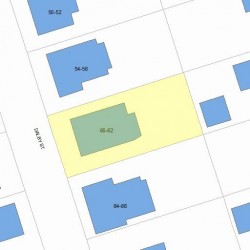 62 Dalby St, Newton, MA 02458 plot plan