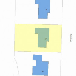 87 Oxford Rd, Newton, MA 02459 plot plan