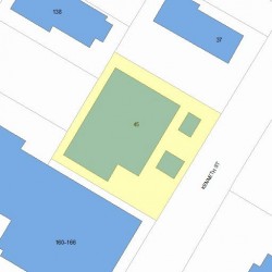 45 Kenneth St, Newton, MA 02461 plot plan