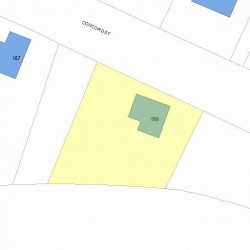 199 Concord St, Newton, MA 02462 plot plan