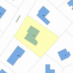 52 Sharpe Rd, Newton, MA 02459 plot plan