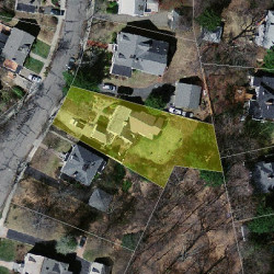 50 Manemet Rd, Newton, MA 02459 aerial view